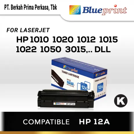 Toner  1 blueprint toner cartridge bp hp12a new