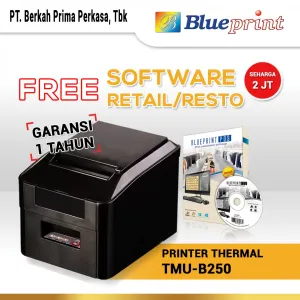 Printer Thermal Printer Thermal  / Printer Kasir Bluetooth BLUEPRINT TMU-B250<br> 1 2_blueprint_bluetooth_printer_tmu_b250_1
