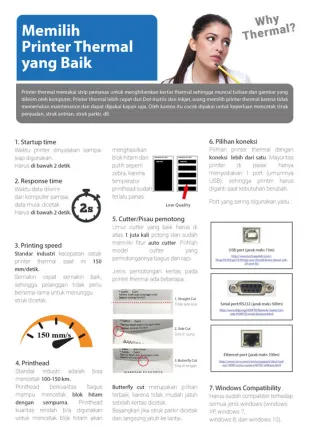 Knowledge Printer Thermal Memilih Printer yang Baik Blueprint