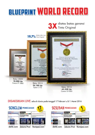 Knowledge Tinta Blueprint World Record