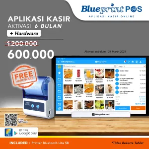 Paket BLUEPRINT POS Promo Termurah Paket Usaha / Aplikasi Kasir BLUEPRINT POS 6 Bulan Free Hardware 1 blueprint_pos__paket_6_bln__600