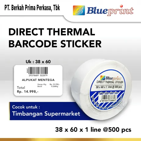 Sticker Label Direct Thermal  bp dts38601 slide 1