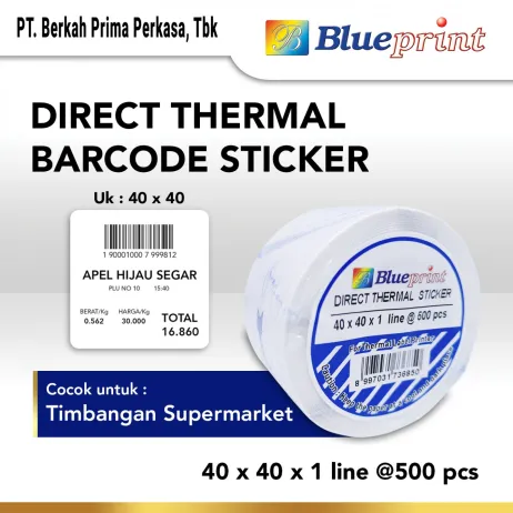 Sticker Label Direct Thermal  bp dts40401 slide 1