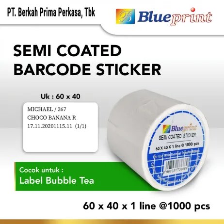 Sticker Semicoated  bp scs60401 slide 1