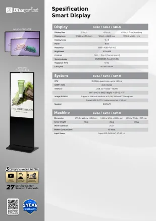 Berita Blueprint Smart Display 32 inch43 inch43i inch SD32SD43SD43i