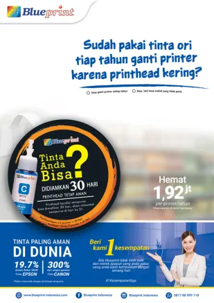 Knowledge Tinta Sudah pakai tinta oritiap tahun ganti printerkarena printhead kering