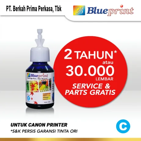 Tinta Canon Tinta Canon BLUEPRINT Refill For Printer Canon 100ml  Biru CP canon cyan 100ml cp membership