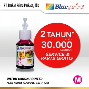 Tinta Canon Tinta Canon BLUEPRINT Refill For Printer Canon 100ml - Merah CP<br> 1 canon_magenta_100ml_cp_membership