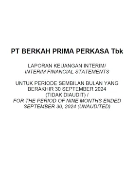 Hubungan Investor LAPORAN POSISI KEUANGAN INTERIM 30 SEPTEMBER 2024 TIDAK DIAUDIT cuplikan layar 2025 04 09 104333