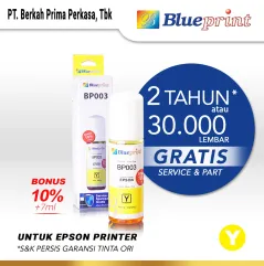 Tinta Epson 003 BLUEPRINT TKDN For Printer Epson 72ml Yellow  Kuning