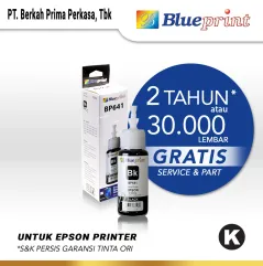 Tinta Epson 664 BLUEPRINT TKDN untuk Printer Epson 70ml  Hitam