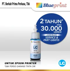 Tinta Epson BLUEPRINT Refill BP735 For Printer Epson 70ml LC  Biru Muda