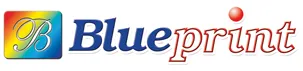 Logo Blueprint Indonesia. jual tinta isi ulang dan kertas