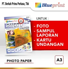 Kertas Foto  Kertas Glossy  Glossy Paper BLUEPRINT A3 230 gsm