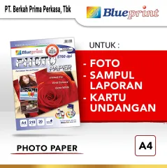 Kertas Foto  Kertas Glossy  Glossy Photo Paper BLUEPRINT A4 190 gsm 