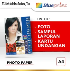 Kertas Foto  Kertas Glossy  Glossy Photo Paper BLUEPRINT A4 260 gsm