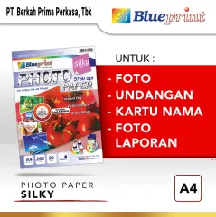 Kertas Foto  Kertas Silky  Silky Photo Paper BLUEPRINT A4 260 gsm