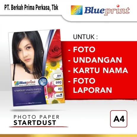 Kertas Foto Kertas Foto Kulit Jeruk  Stardust Photo Paper BLUEPRINT A4 260 gsm photo paper stardust a4 260gsm