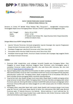 Hubungan Investor RALAT PANGGILAN RAPAT UMUM PEMEGANG SAHAM TAHUNAN