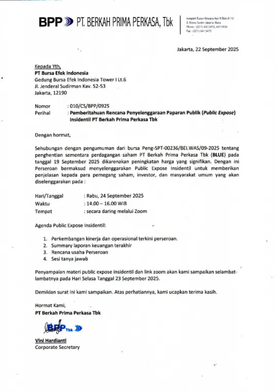 RENCANA PENYELENGGARAAN PAPARAN PUBLIK INSIDENTIL