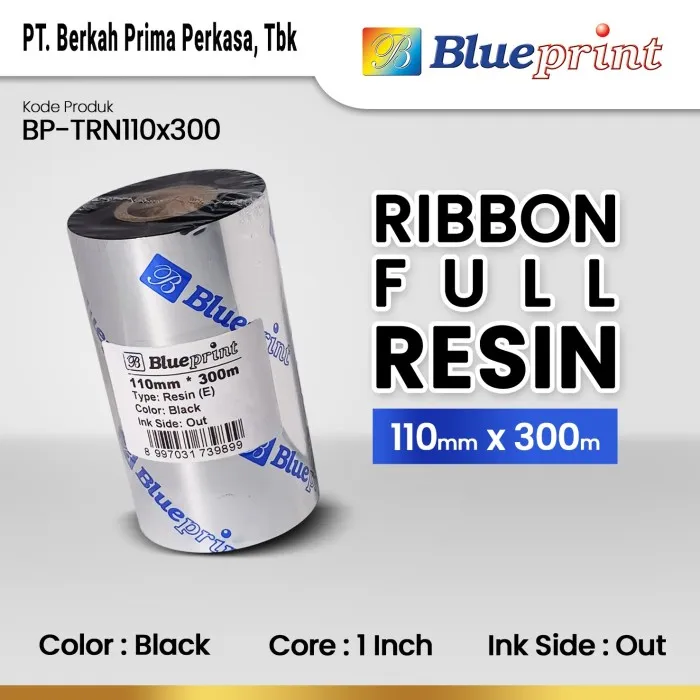 Ribbon Full Resin 110x300 Meter BLUEPRINT Full Resin Ribon Permanen - 1 ...