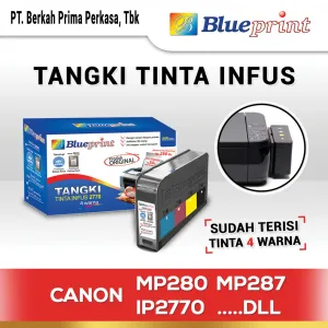 Toner BLUEPRINT Tangki Tinta Infus Khusus CANON 2770<br> 1 tangki_tinta_infus_2770_slide_1_type_3
