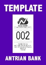 Manual Driver Format Antrian Bank template antrian bank