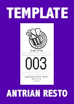 Manual Driver Format Antrian Resto template antrian resto