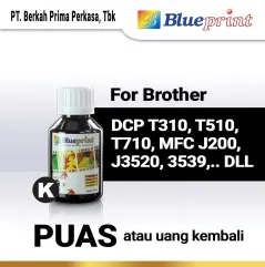 Tinta Brother BLUEPRINT Refill For Printer Brother 100ml  Hitam
