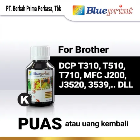 Tinta Brother Tinta Brother BLUEPRINT Refill For Printer Brother 100ml  Hitam tinta brother 100 ml  black