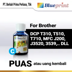 Tinta Brother BLUEPRINT Refill For Printer Brother 100ml  Biru