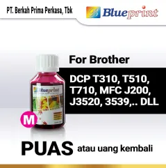 Tinta Brother BLUEPRINT Refill For Printer Brother 100ml  Merah