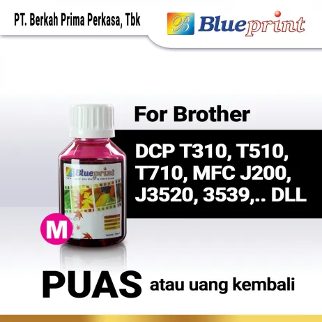 Tinta Brother Tinta Brother BLUEPRINT Refill For Printer Brother 100ml  Merah tinta brother 100 ml  magenta