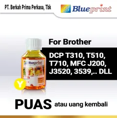 Tinta Brother BLUEPRINT Refill For Printer Brother 100ml  Kuning