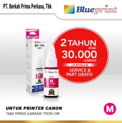 Tinta Canon BLUEPRINT Refill For Printer Canon 70ml Magenta  Merah