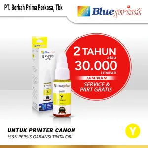 Tinta Canon Tinta Canon BLUEPRINT Refill For Printer Canon 70ml Yellow - Kuning<br> 1 tinta_canon_bp_790__y
