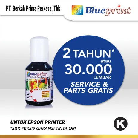 Tinta Epson Tinta Epson 003 BLUEPRINT Refill For Printer Epson 100ml Black  Hitam tinta epson 003 100 ml  black