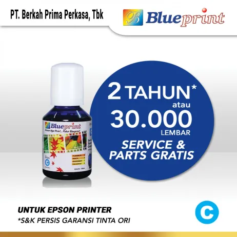 Tinta Epson Tinta Epson 003 BLUEPRINT Refill For Printer Epson 100ml  Biru tinta epson 003 100 ml  cyan