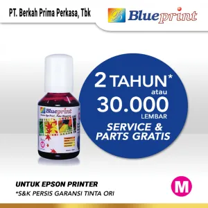 Tinta Epson Tinta Epson 003 BLUEPRINT Refill For Printer Epson 100ml - Merah<br> 1 tinta_epson_003_100_ml__magenta