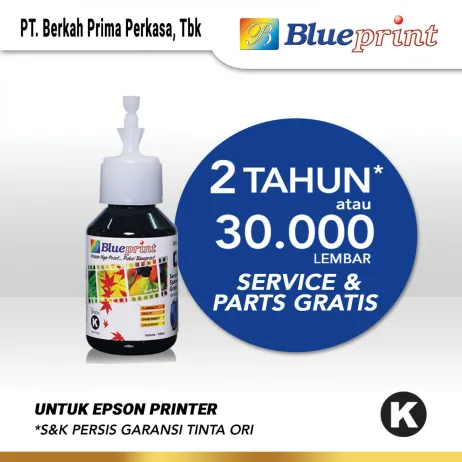 Tinta Epson Tinta Epson BLUEPRINT Refill For Printer Epson 100ml  Black CP tinta epson 641 100 ml  black