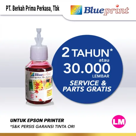 Tinta Epson Tinta Epson BLUEPRINT Refill For Printer Epson 100ml  Light Magenta CP tinta epson 736 100 ml  lm