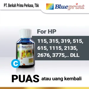 Tinta HP Tinta HP BLUEPRINT Refill For Printer HP 100ml - Biru 1 tinta_hp_100_ml__cyan