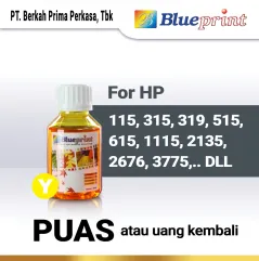 Tinta HP BLUEPRINT Refill For Printer HP 100ml  Kuning