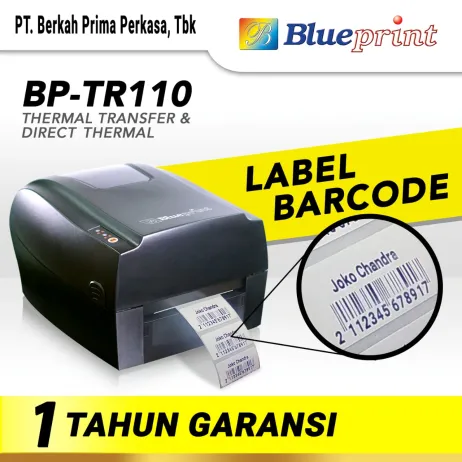 Printer Label Barcode Printer Barcode Thermal  Label BLUEPRINT BP  TR110 USBSerialLAN 