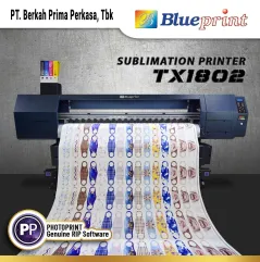 Printer Sublimasi 2 Head Blueprint TX1802  GARANSI SEUMUR HIDUP sk Berlaku