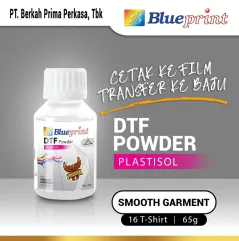 Bubuk Sablon DTF Printing  DTF Powder BLUEPRINT 65 Gram