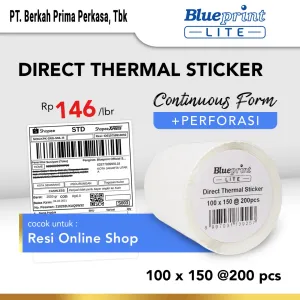 Sticker Label Direct Thermal Direct Thermal Sticker Label Resi BLUEPRINT Lite 100x150 mm 200Pcs 1 whatsapp_image_2021_06_18_at_17_00_11