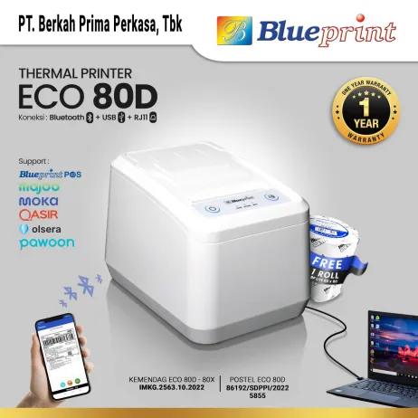 Printer Thermal Printer Thermal Dekstop 80 mm BLUEPRINT ECO80D USB  Bluetooth whatsapp image 2023 01 10 at 14 15 55
