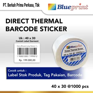 Sticker Label Direct Thermal Direct Thermal Sticker 40 x 30 BLUEPRINT Label Stiker 40x30 mm 1 Roll 1 whatsapp_image_2023_02_16_at_14_42_01