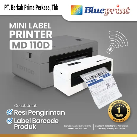 Printer Label Barcode Printer Label Thermal Resi A6 BLUEPRINT MD110D USBBluetooth whatsapp image 2024 02 20 at 13 03 35